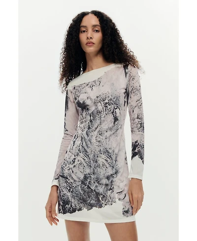 Desigual Women's Printed collage dress