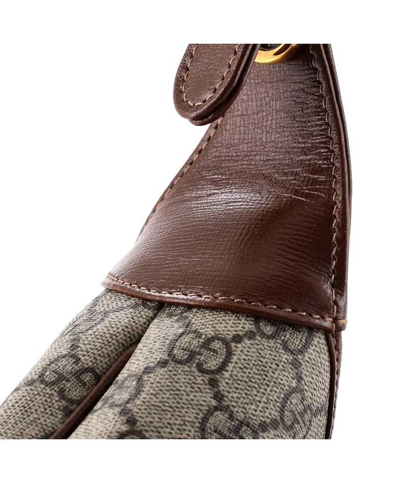 Pre-Owned Gucci Small Jackie 1961 Hobo Gg Coated Canvas