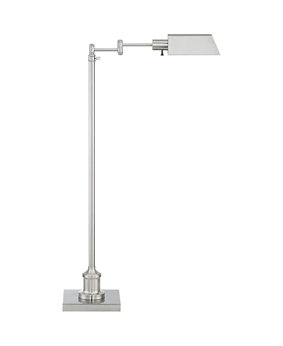 Regency Hill Industrial Adjustable Swing Arm Pharmacy Floor Lamp with Usb Charging Port 54" Tall for Living Room