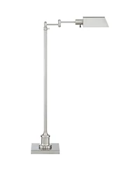 Regency Hill Industrial Adjustable Swing Arm Pharmacy Floor Lamp with Usb Charging Port 54" Tall for Living Room
