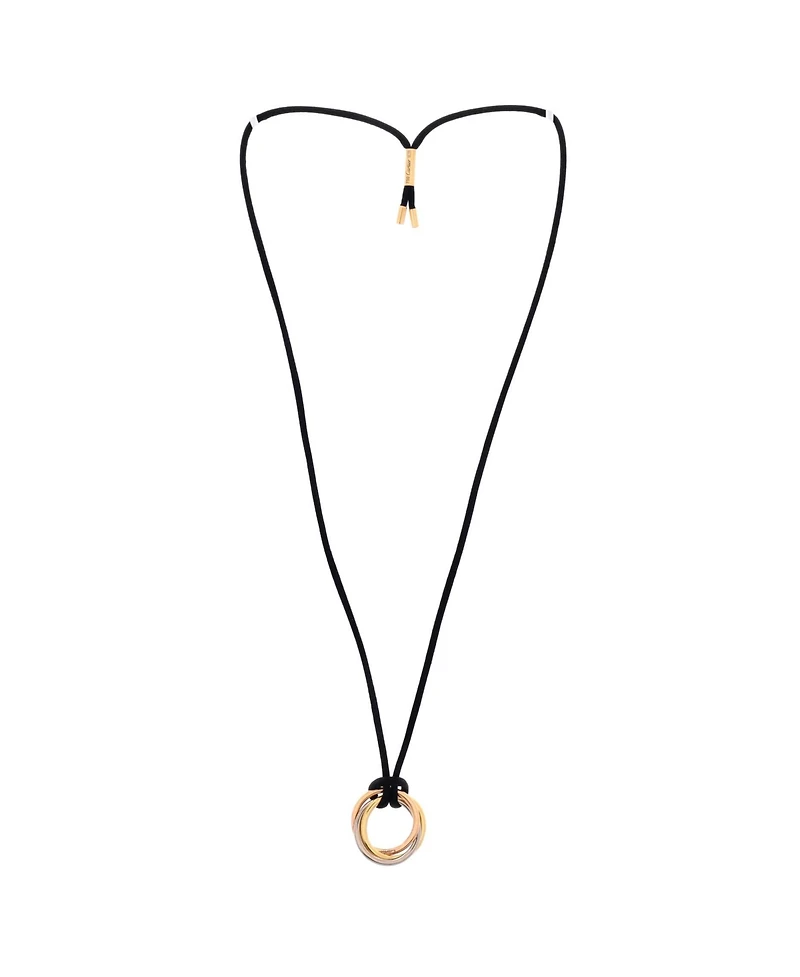 Pre-Owned Cartier Trinity on Cord Necklace