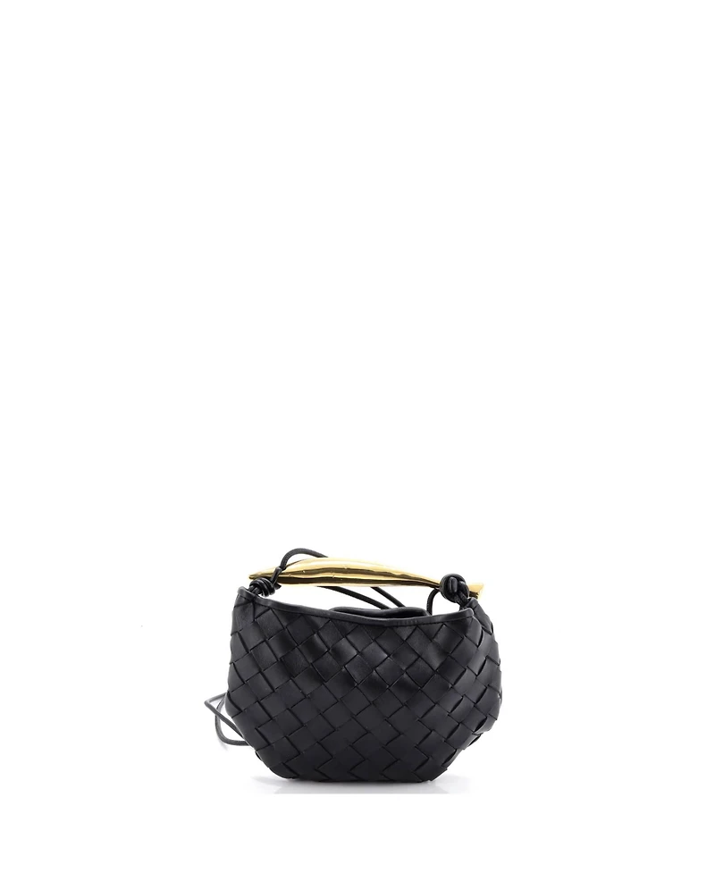 Pre-Owned Bottega Veneta Mini Sardine Top Handle Bag Intrecciato Nappa