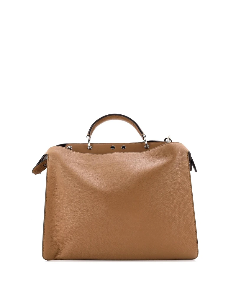 Pre-Owned Fendi Medium Peekaboo ISeeU Briefcase Leather