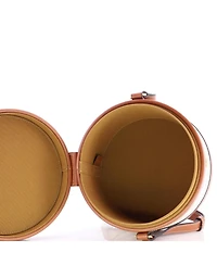 Pre-Owned Celine Medium Tambour Bag Triomphe Coated Canvas