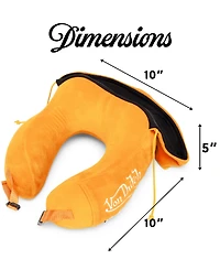Von Dutch Eyeconic Hooded Ergonomic Memory Foam 5" Travel Neck Pillow