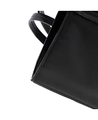 Pre-Owned Prada Medium Padded Open Tote Tessuto with Saffiano Leather