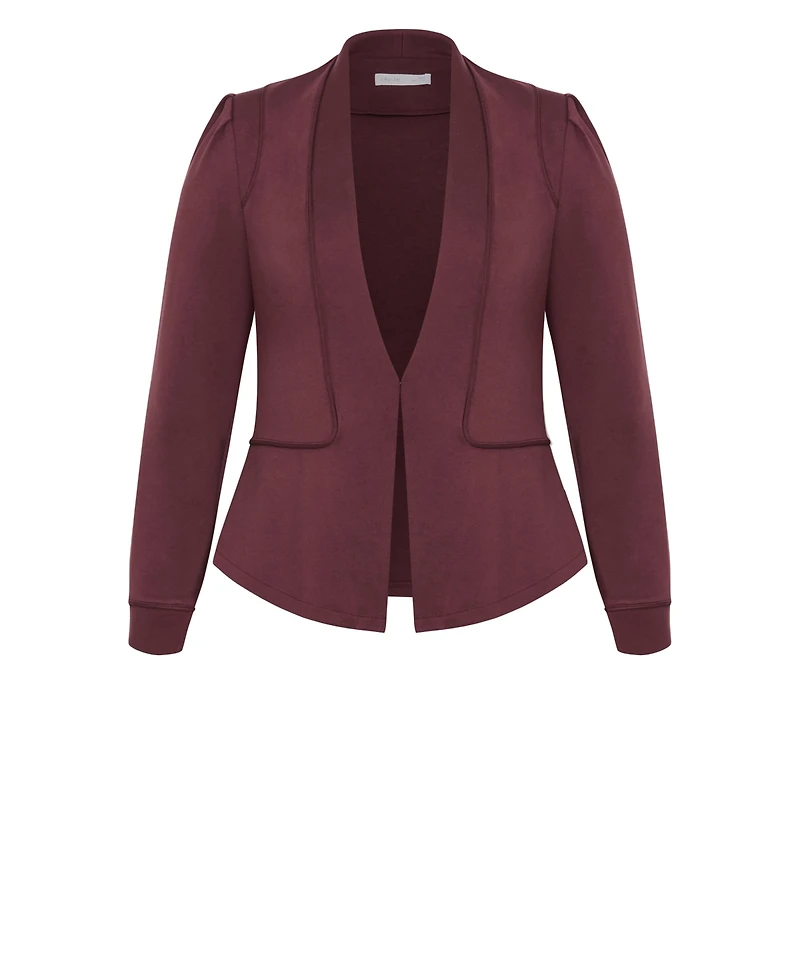 City Chic Women's Piping Praise Jacket
