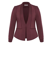 City Chic Women's Piping Praise Jacket