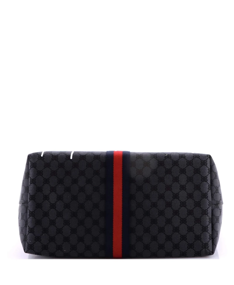 Pre-Owned Balenciaga Large x Gucci The Hacker Project Tote Graffiti Bb Canvas