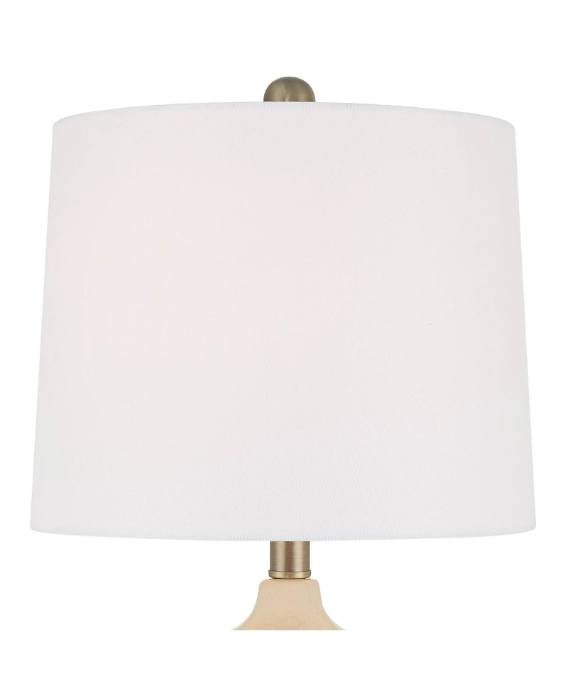 360 Lighting Kayla 23 1/2" High Small Modern Coastal Accent 3-Way Table Lamp Ceramic Single Living Room Bedroom (Colors May Vary)