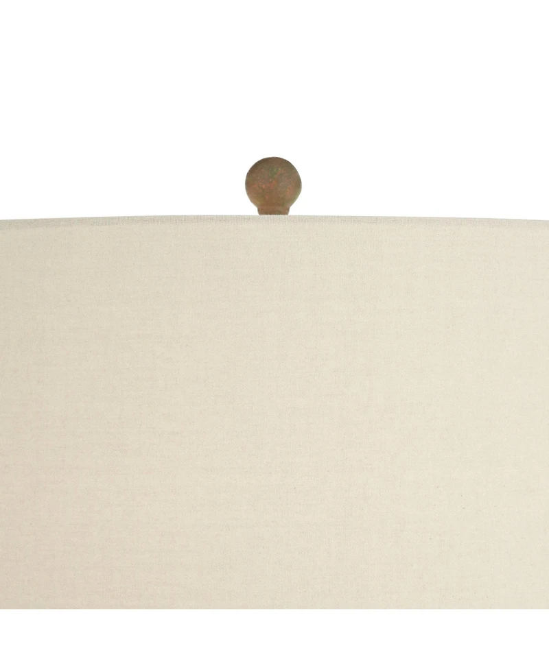 360 Lighting Eliza 25 1/2" High Jar Rustic Traditional 3-Way Table Lamp for Living Room Bedroom Bedside