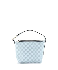 Pre-Owned Gucci Super Mini Ophidia Zip Shoulder Bag Gg Coated Canvas