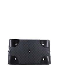 Pre-Owned Gucci Large Interlocking G Patch Duffle Bag Gg Coated Canvas