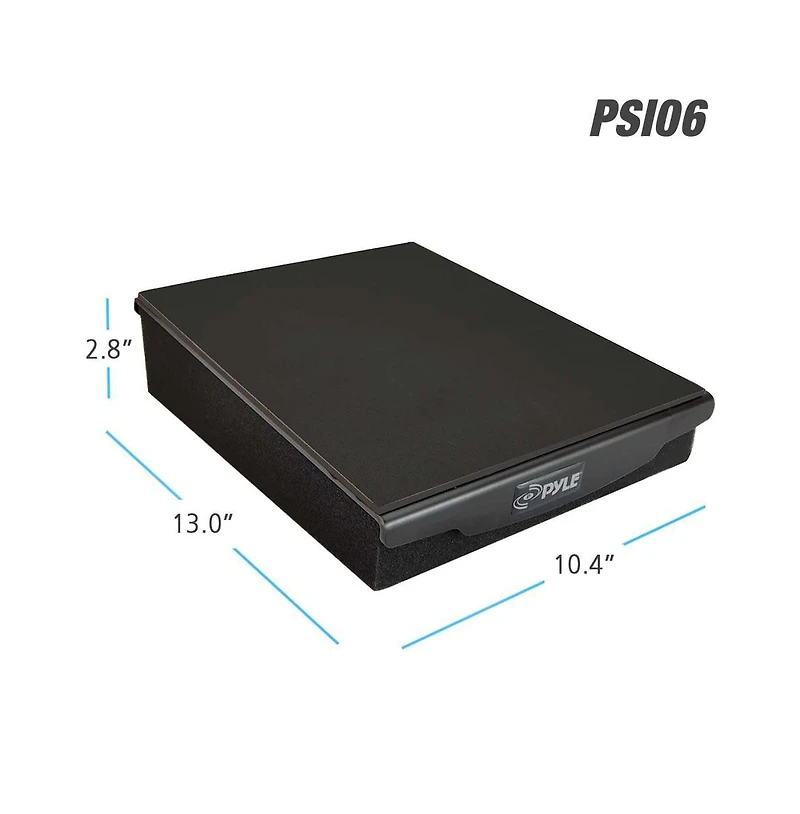 Pyle Speaker Isolation Pads - 10.4 x 13 x 2.8 inches