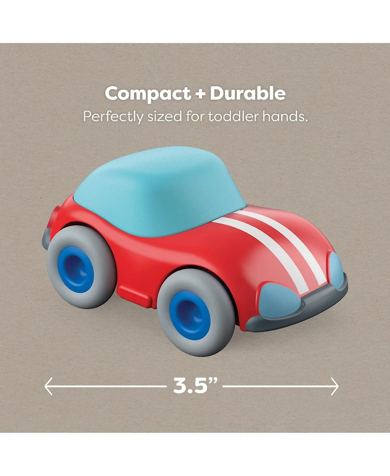 Haba Cars Race Car Bundle - Includes 4 Speedsters with Momentum Motors