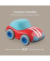 Haba Cars Race Car Bundle - Includes 4 Speedsters with Momentum Motors