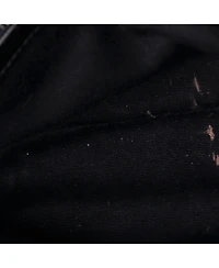 Pre-Owned Saint Laurent Medium Classic Monogram College Bag Matelasse Chevron Bandana Canvas