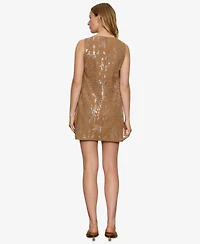 Sanctuary Women's Embellished Crewneck Straight Shift Dress