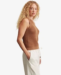 Sanctuary Women's State Crewneck Halter Tank Top