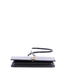 Pre-Owned Saint Laurent Classic Monogram Phone Holder Shoulder Bag Leather