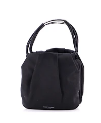 Pre-Owned Saint Laurent Mini Pochon Top Handle Bag Satin