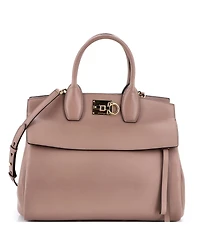 Pre-Owned Salvatore Ferragamo Medium Studio Satchel Leather