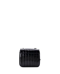 Pre-Owned Saint Laurent Small Vicky Crossbody Bag Vertical Quilted Patent