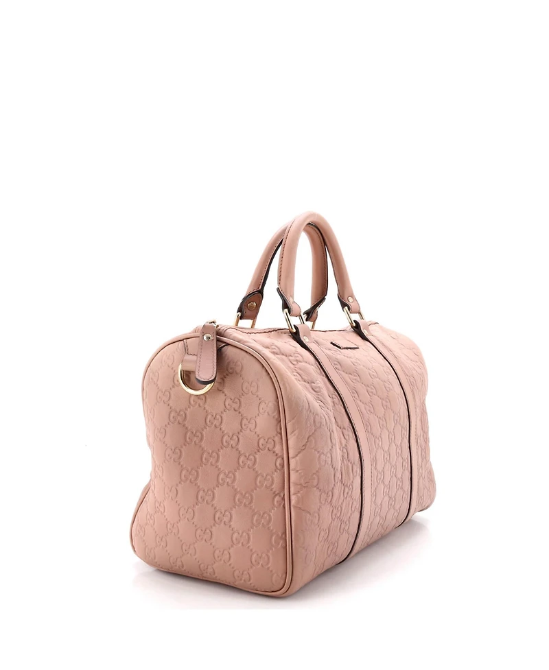 Pre-Owned Gucci Medium Joy Boston Bag Guccissima Leather