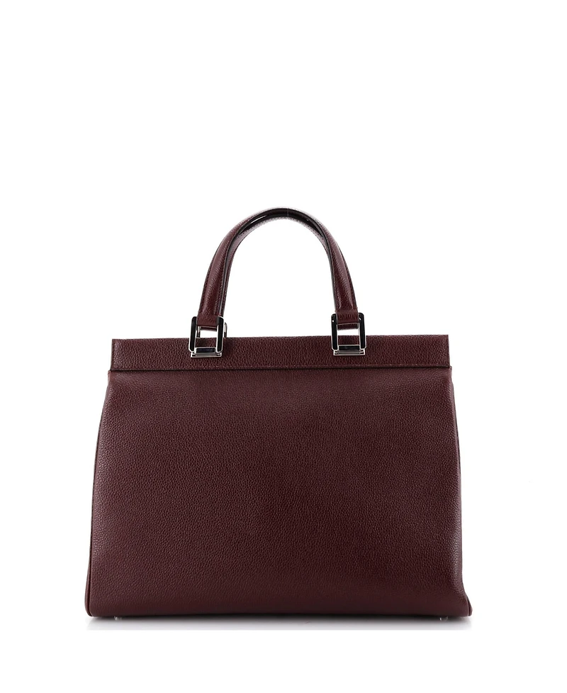 Pre-Owned Gucci Medium Zumi Top Handle Bag Leather