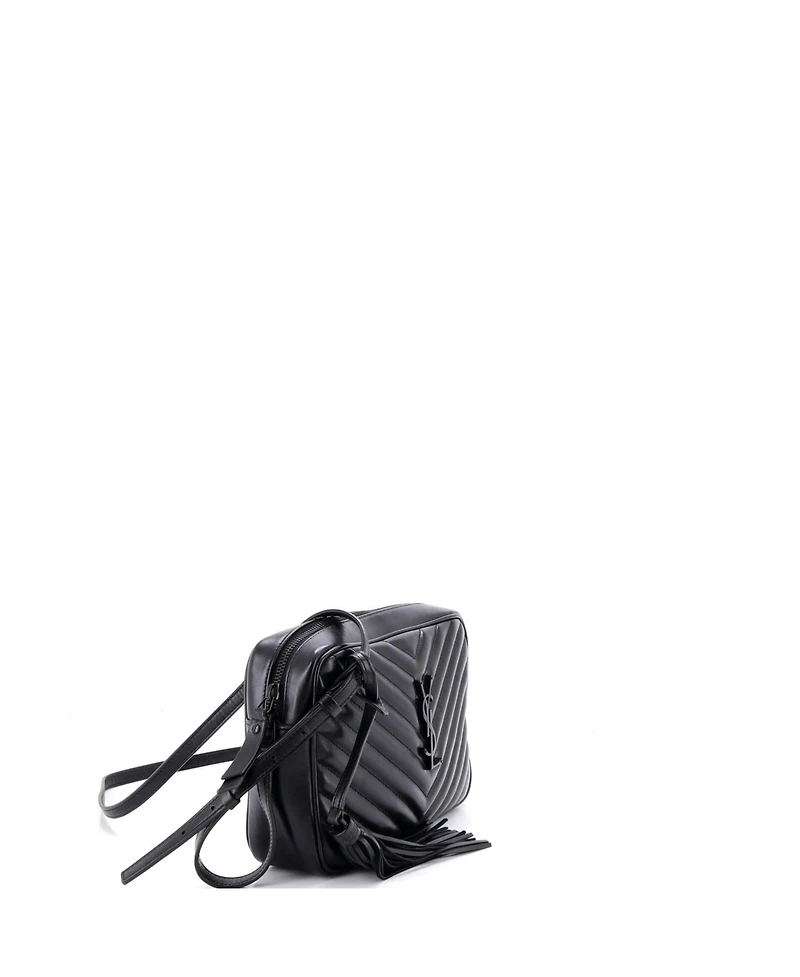 Pre-Owned Saint Laurent Small Lou Camera Bag Matelasse Chevron Leather