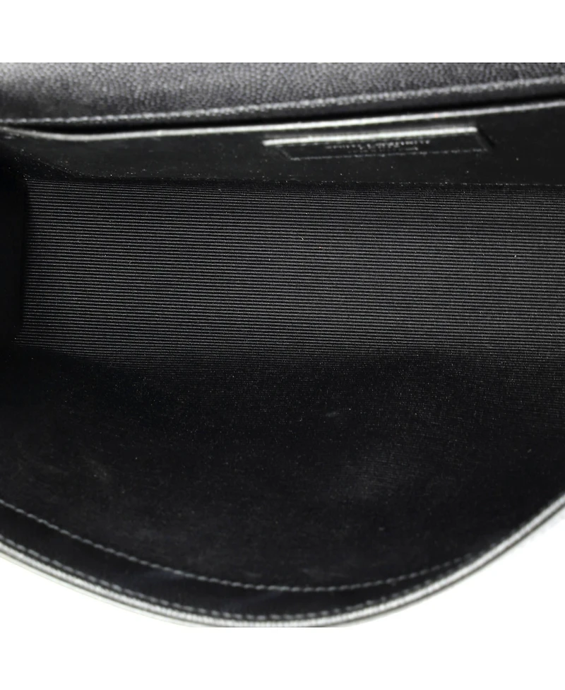 Pre-Owned Saint Laurent Medium Classic Monogram Crossbody Bag Grainy Leather