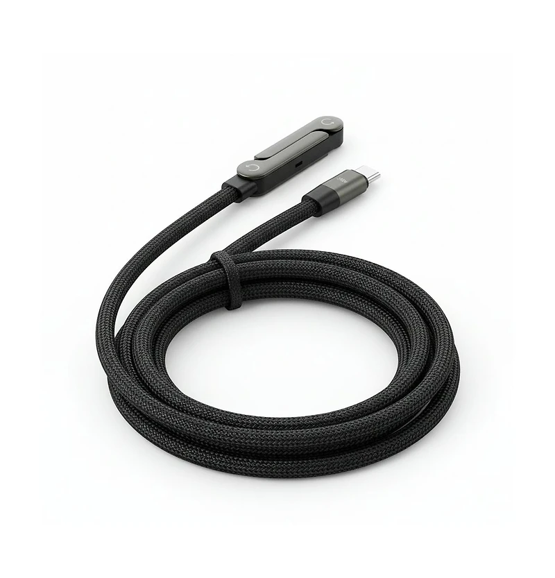 3p Experts 240W Foldable Stand with Braided Data Cable (Type-c to Type-c)