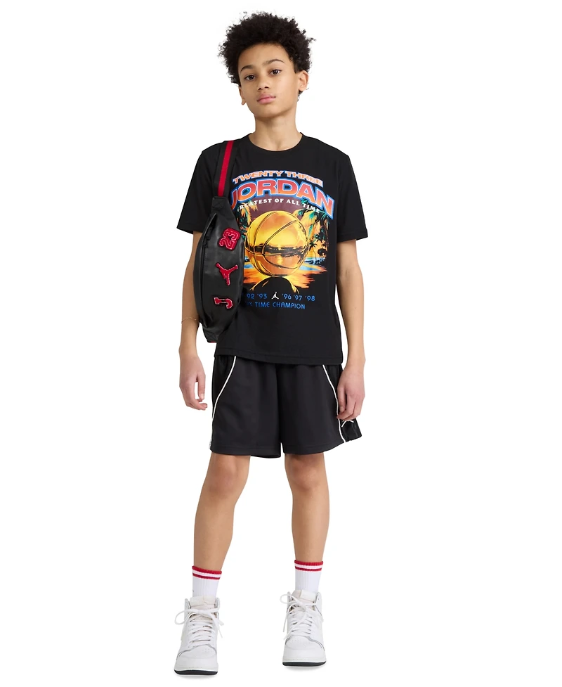 Jordan Boys' 8-20 Venice Beach Hoops Short-Sleeve T-Shirt