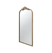 Busdays 24" x 42" Arch Mirror, Baroque Inspired Wall Decor for Bathroom Bedroom Living Room