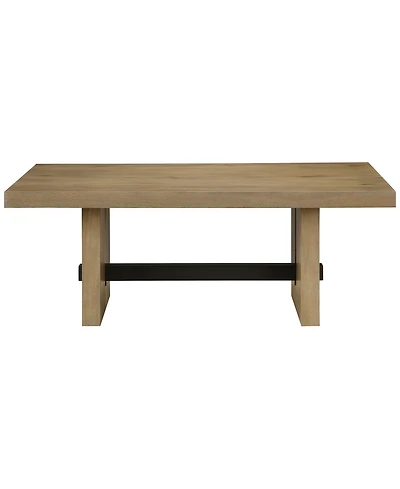 Axel 48" Acacia Veneer Rectangle Coffee Table