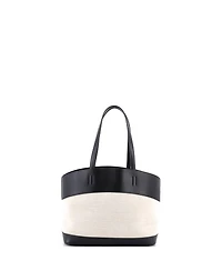 Pre-Owned Salvatore Ferragamo Small Charming Tote Canvas with Leather