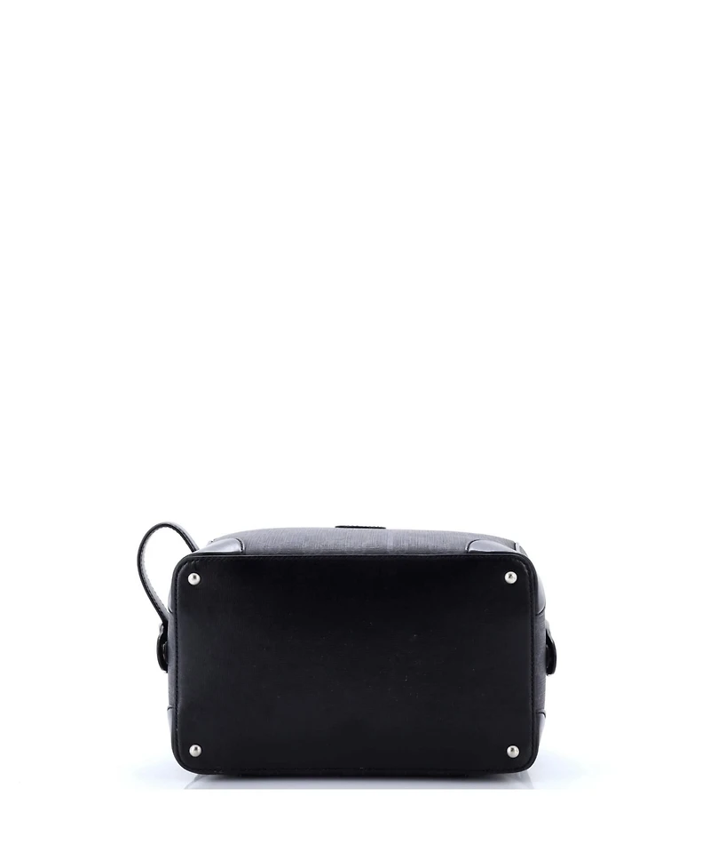 Pre-Owned Gucci Interlocking G Patch Toiletry Case Gg Coated Canvas with Leather