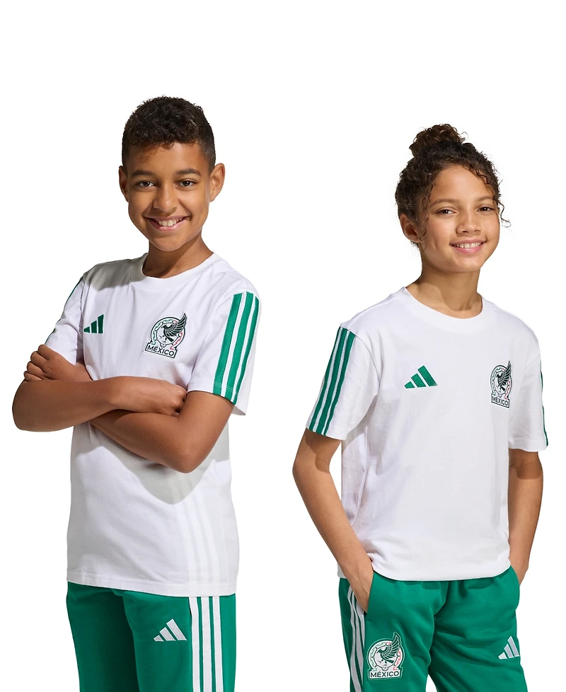 adidas Big Boys' and Big Girls' Mexico Dna Short-Sleeve T-Shirt