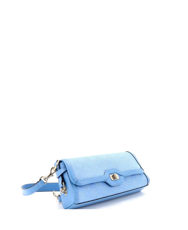 Pre-Owned Gucci Small Luce Shoulder Bag Canvas