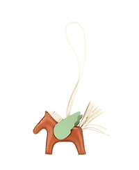 Pre-Owned Hermes Pm Pegase Rodeo Bag Charm Leather