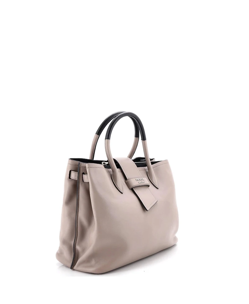 Pre-Owned Prada Medium Ribbon Tote City Calfskin