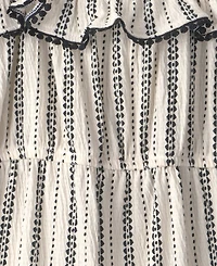 Carter's Girls' 2T-5T Striped Ruffle Jumpsuit