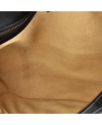 Pre-Owned Gucci Medium Pearly Gg Marmont Flap Bag Embellished Matelasse Leather