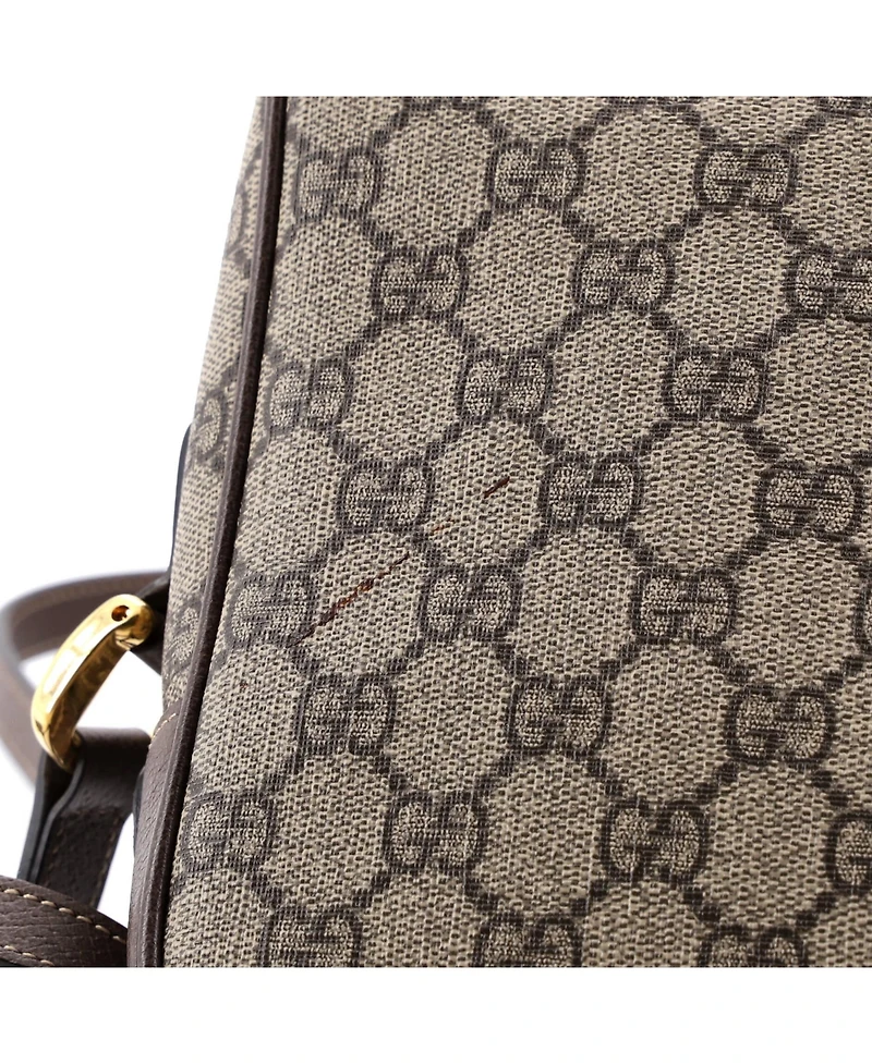 Pre-Owned Gucci Small Ophidia Shoulder Bag Gg Coated Canvas
