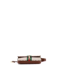 Pre-Owned Gucci Mini Ophidia Trifold Wallet Crossbody Bag Gg Coated Canvas