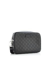 Pre-Owned Gucci Wristlet Clutch Guccissima Leather