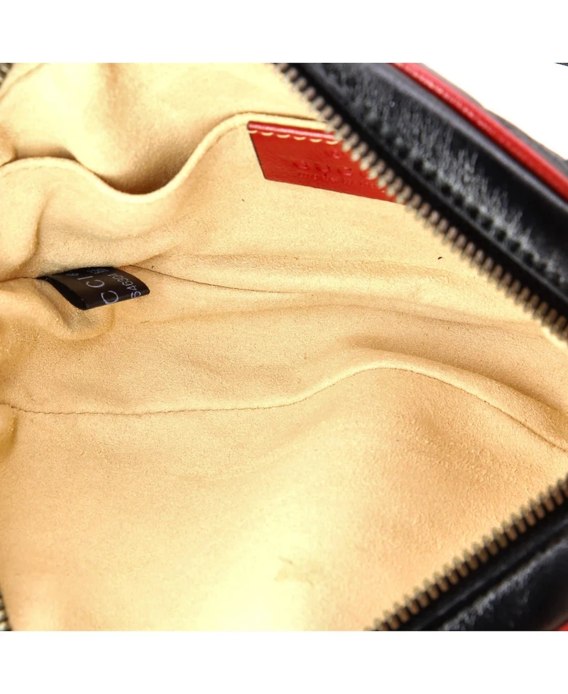 Pre-Owned Gucci Gg Marmont Belt Bag Diagonal Quilted Leather