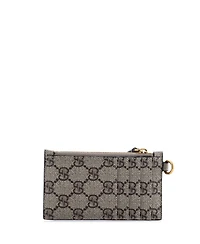 Pre-Owned Gucci x Balenciaga The Hacker Project Zip Card Case with Strap Gg Coated Canvas