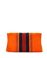 Pre-Owned Gucci Large Interlocking G Web Tote Canvas