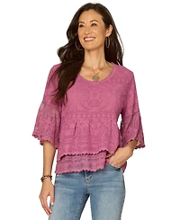 Democracy Women's Scoop Neck Top